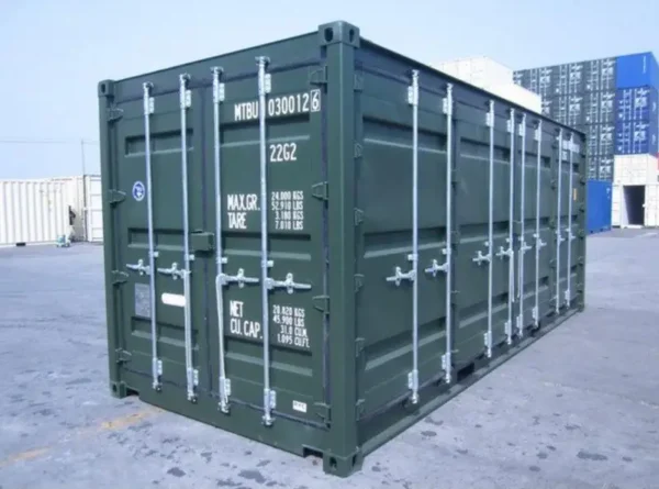 Contenedor maritímo de HC de 20 pies con puertas laterales